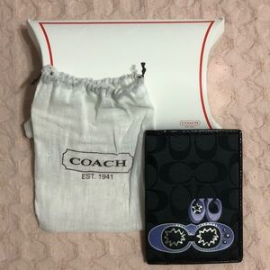 Coach passport/credit card holder